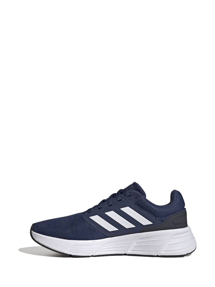 adidas Dark Blue Galaxy 6 Trainers - Image 4 of 8