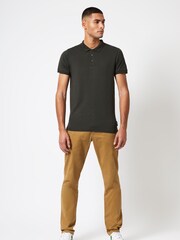 French Connection Green Jersey Polo Shirt - Image 1 of 2