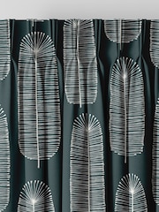 MissPrint Steel 100% Cotton Bloom Made to Measure Curtains - Image 5 of 9