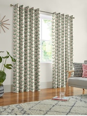 MissPrint Glades 100% Cotton Palm Tree Made to Measure Curtains - Image 2 of 9
