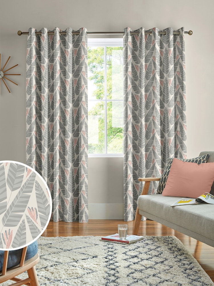 MissPrint Plantation 100% Cotton Jungle Made to Measure Curtains - Image 1 of 9