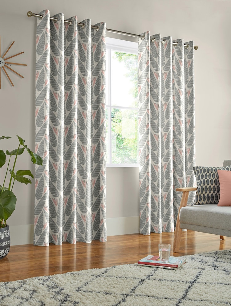 MissPrint Plantation 100% Cotton Jungle Made to Measure Curtains - Image 2 of 9