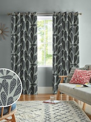 MissPrint Night Shade Tropics Made to Measure Curtains - Image 1 of 9