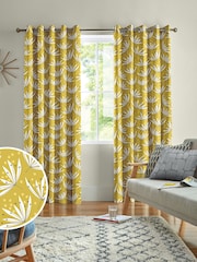 MissPrint Acacia 100% Cotton Wildflower Made to Measure Curtains - Image 1 of 9