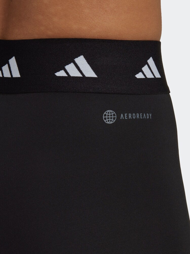 adidas Black Techfit Bike Shorts - Image 4 of 6