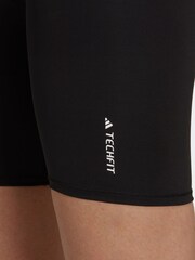Schwarz - adidas Techfit Radlerhosen - Bild 5 von 6