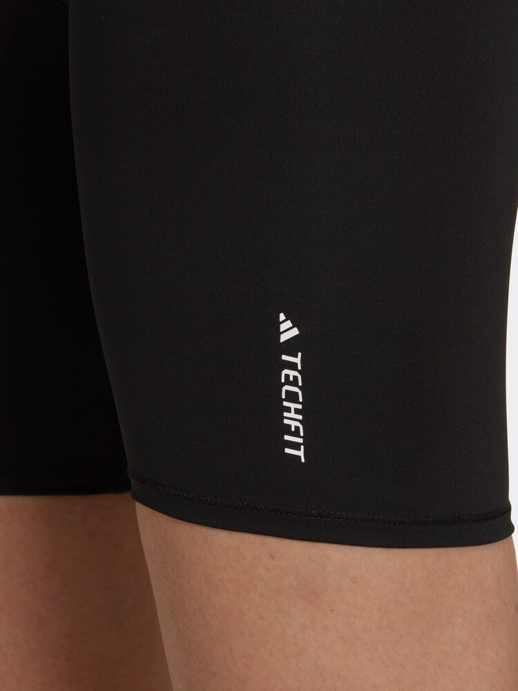 adidas Black Techfit Bike Shorts - Image 5 of 6