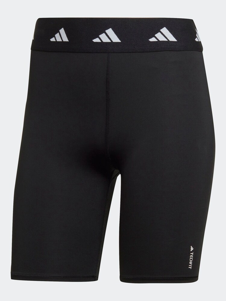 Schwarz - adidas Techfit Radlerhosen - Bild 6 von 6