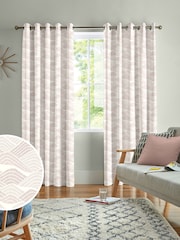 MissPrint Dusty Pink Frontier Made to Measure Curtains - Image 1 of 9