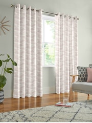 MissPrint Dusty Pink Frontier Made to Measure Curtains - Image 2 of 9
