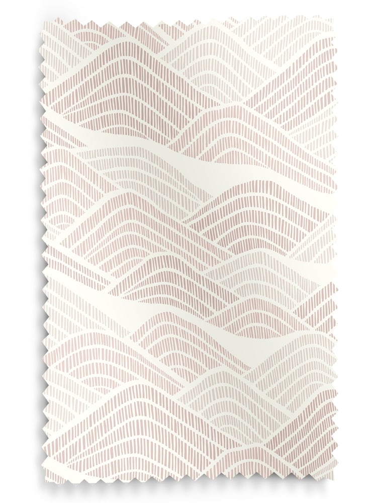 MissPrint Dusty Pink Frontier Made to Measure Curtains - Image 9 of 9