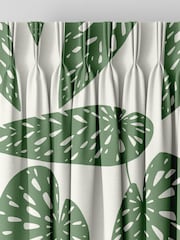 MissPrint Foliage 100% Cotton Tropics Made to Measure Curtains - Image 5 of 9