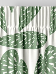 MissPrint Foliage 100% Cotton Tropics Made to Measure Curtains - Image 6 of 9