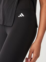 adidas Black Training Essentials High Waisted 7/8 Leggings - Image 10 of 12
