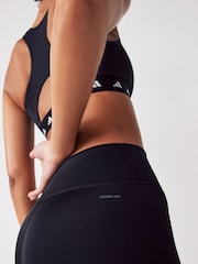 adidas Black Training Essentials High Waisted 7/8 Leggings - Image 8 of 12
