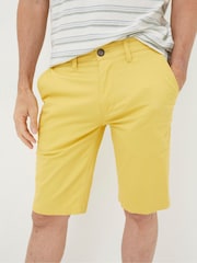 FatFace Yellow Mawes Chino Shorts - Image 3 of 4