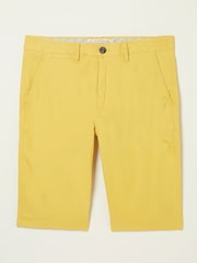 FatFace Yellow Mawes Chino Shorts - Image 4 of 4