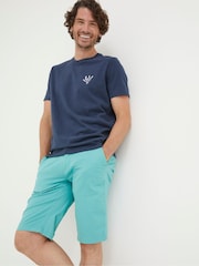 FatFace Green Mawes Chino Shorts - Image 1 of 4