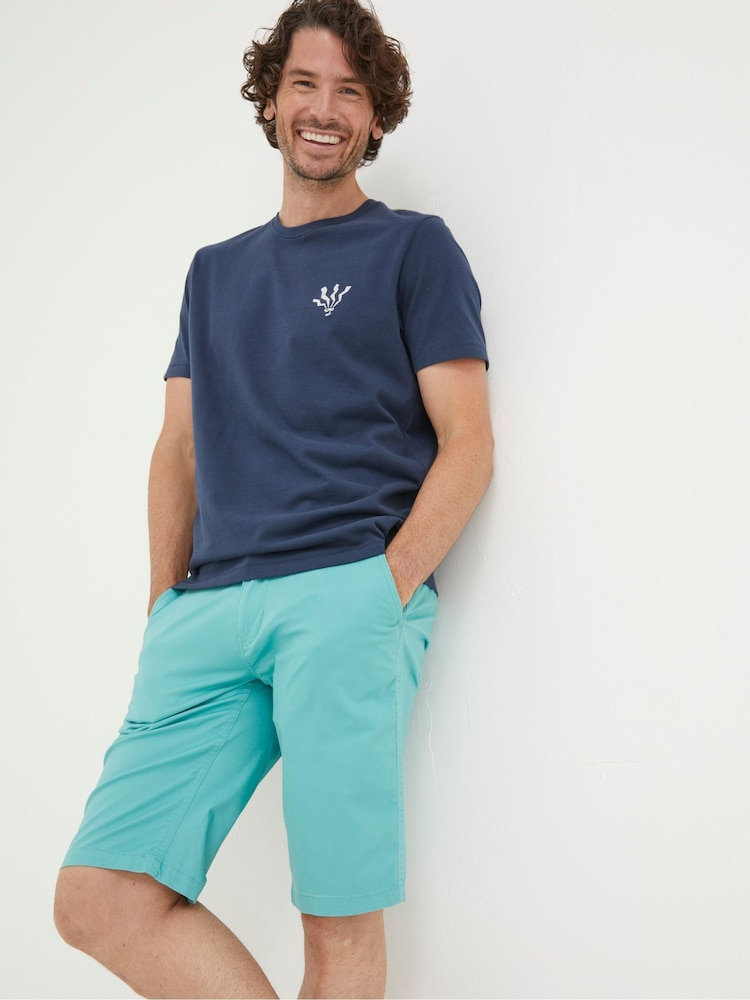 FatFace Green Mawes Chino Shorts - Image 1 of 4