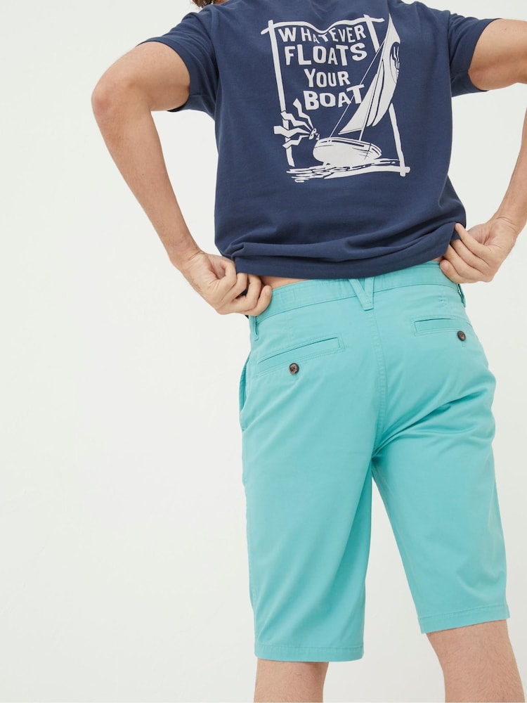 FatFace Green Mawes Chino Shorts - Image 2 of 4