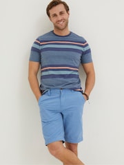 FatFace Blue Cove Flat Front Shorts - Image 3 of 4