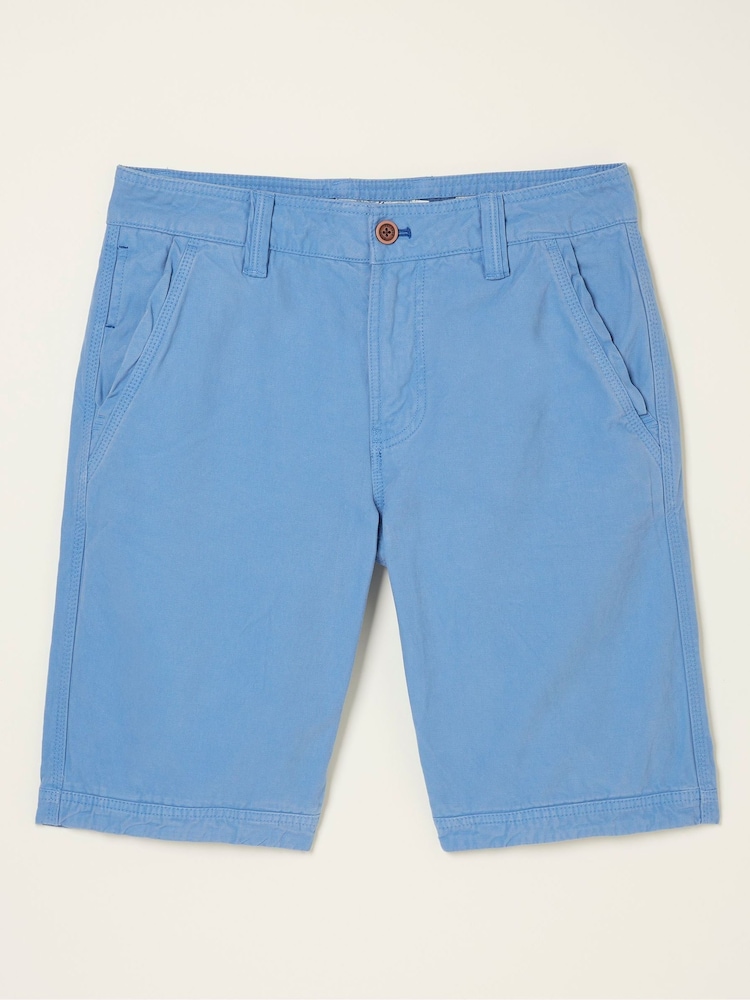 FatFace Blue Cove Flat Front Shorts - Image 4 of 4