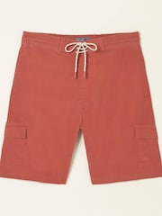 FatFace Orange Filey Cargo Swim Shorts - Image 5 of 5