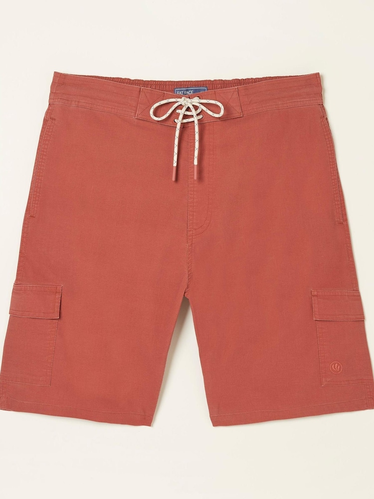 FatFace Orange Filey Cargo Swim Shorts - Image 5 of 5