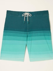 FatFace Green Camber Ombre Swim Shorts - Image 5 of 5