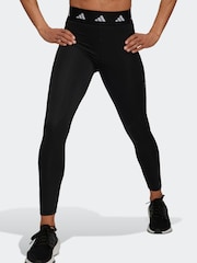 adidas Black Performance Training Techfit Period Proof 7/8 Leggings - Image 1 of 9