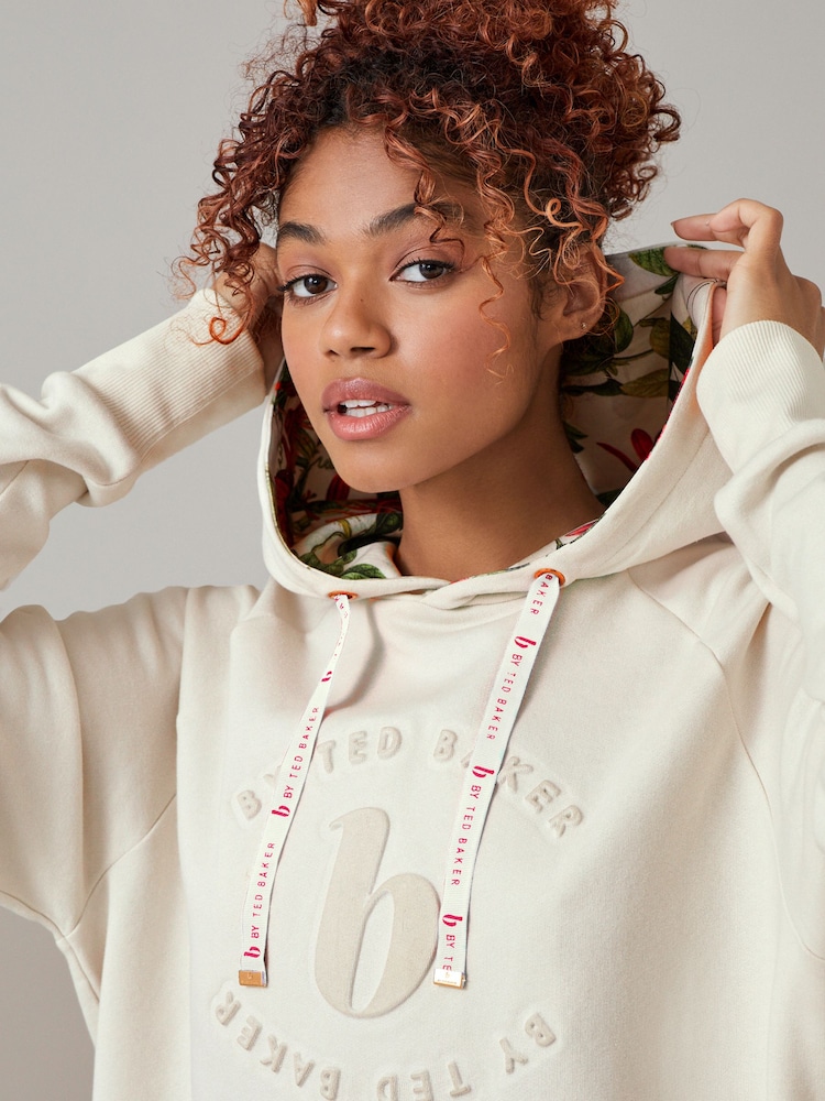 B by Ted Baker Longline Hoodie - Image 4 of 10
