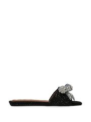 Kurt Geiger London Kensington Bow Flat Sandals - Image 2 of 5