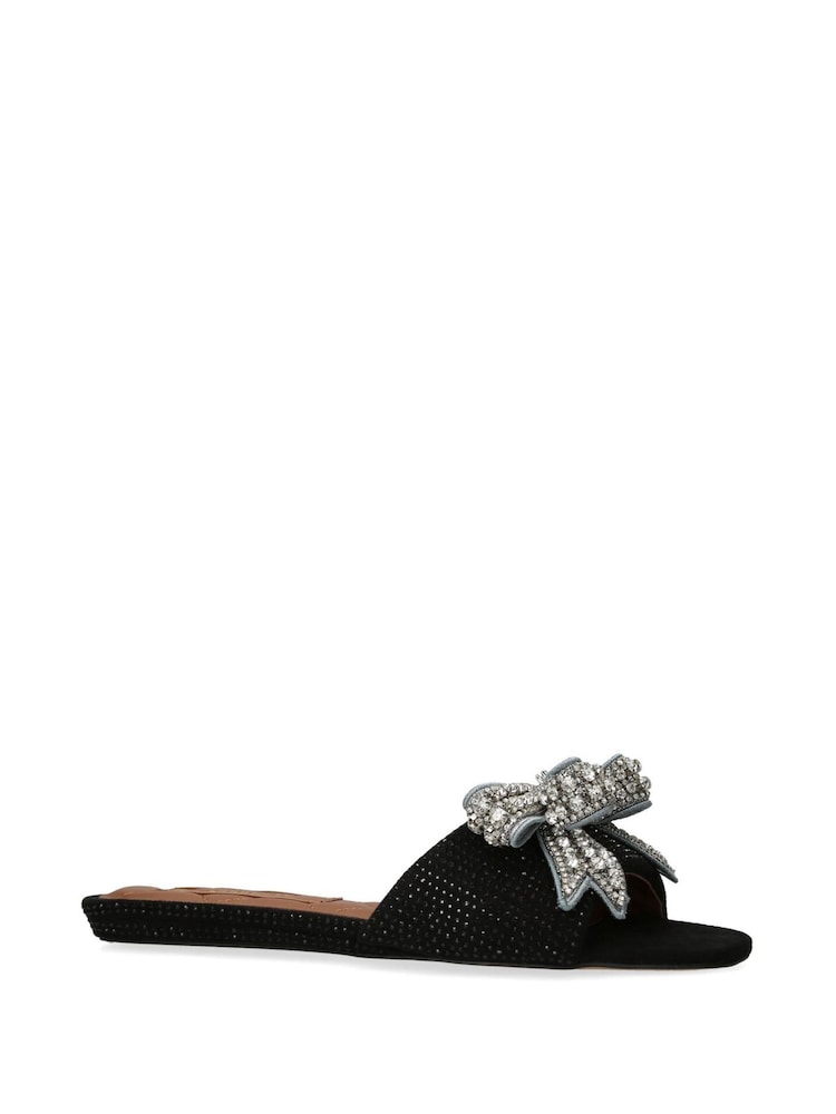 Kurt Geiger London Kensington Bow Flat Sandals - Image 3 of 5