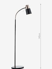 Dar Lighting Black James Floor Lamp - Image 5 of 5