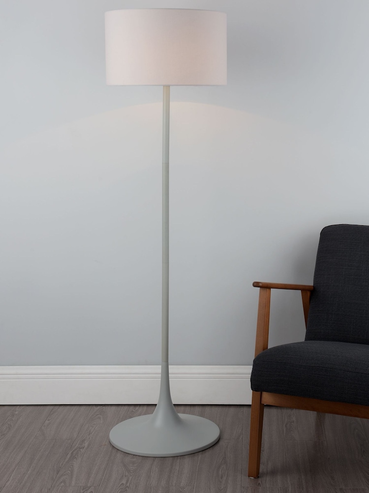 Dar Lighting Brass Dar Floor Lamp With Shade - Image 1 of 7