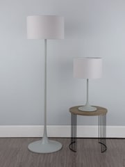 Dar Lighting Brass Dar Floor Lamp With Shade - Image 4 of 7