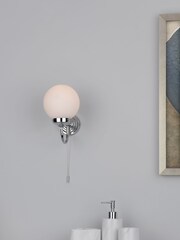 Dar Lighting Chrome Biba Bathroom Wall Light - Image 1 of 6