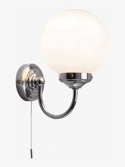 Dar Lighting Chrome Biba Bathroom Wall Light - Image 5 of 6