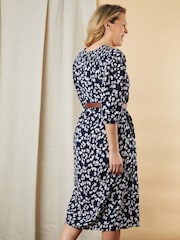 Lakeland Leather Blue Lucy Button Through Dress - Image 2 of 5