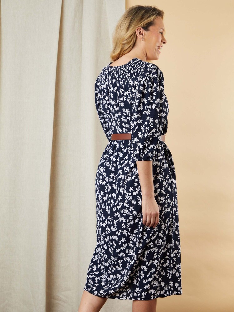 Lakeland Leather Blue Lucy Button Through Dress - Image 2 of 5