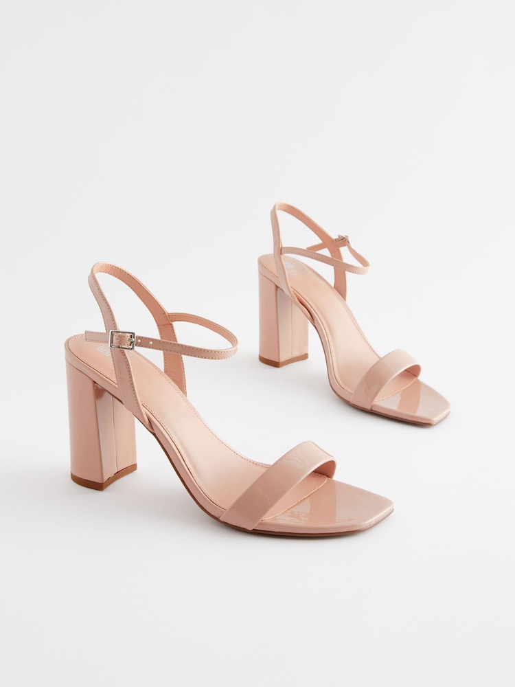 Nude Forever Comfort® Block Simple Sandals - Image 3 of 7
