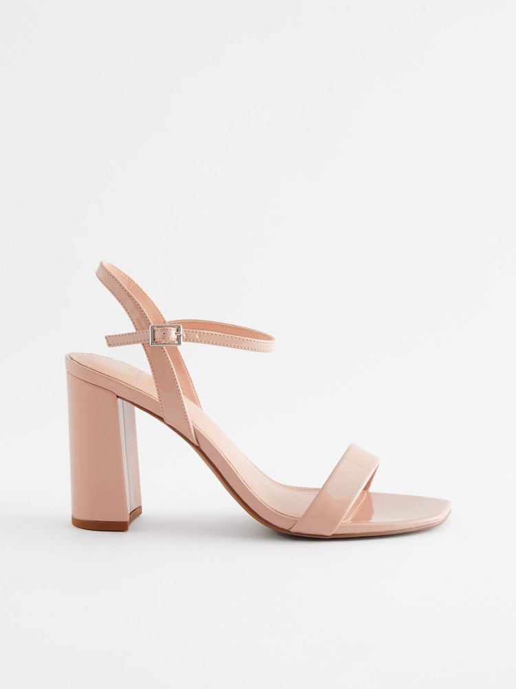 Nude Forever Comfort® Block Simple Sandals - Image 4 of 7