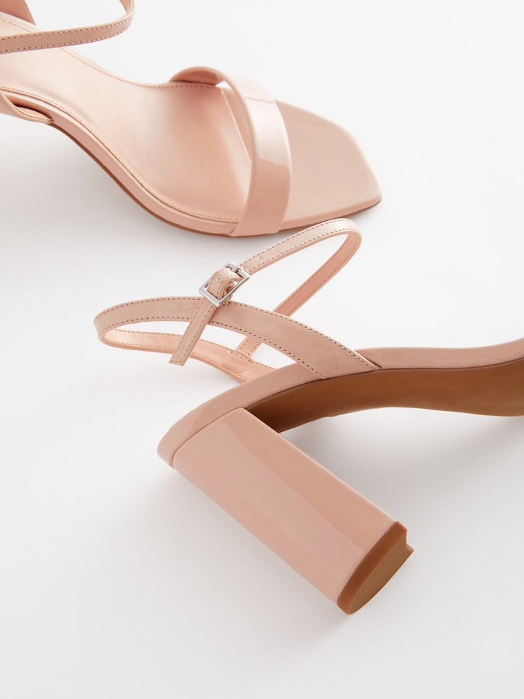Nude Forever Comfort® Block Simple Sandals - Image 6 of 7