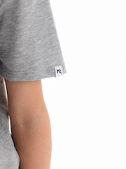 Miss Kick Girls Grey Jess Graphic 100% Cotton T-Shirt - Image 3 of 4