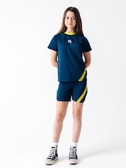 Miss Kick Girls Teal Blue Standard Training Top - Image 3 of 5