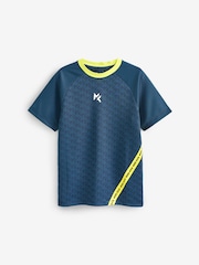 Miss Kick Girls Teal Blue Standard Training Top - Image 5 of 5