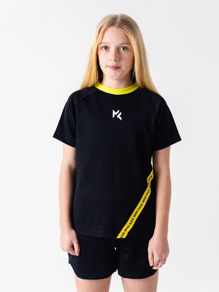 Miss Kick Girls Teal Blue Standard Training Top - Image 1 of 4