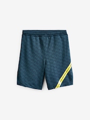 Miss Kick Girls Teal Blue Standard Training Shorts - Image 4 of 4
