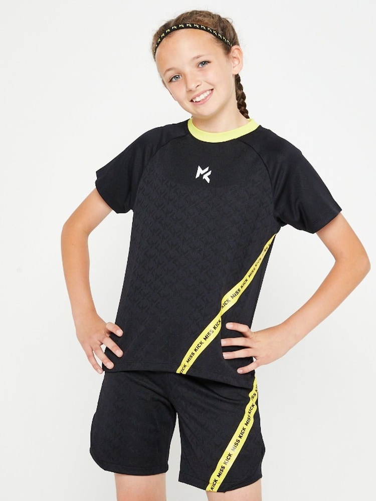Miss Kick Girls Teal Blue Standard Training Shorts - Image 1 of 5