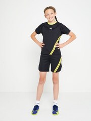 Miss Kick Girls Teal Blue Standard Training Shorts - Image 3 of 5